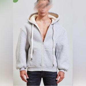 R13 oversized zip hoodie. XS